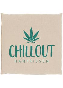 Herbalind , Kräuterkissen »Hanfkissen Chillout 5027« , grün/wollweiß