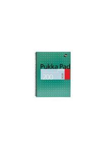 Pukka Pukka A4 Wirebound Hardcover Notepad, 100 Ruled Sheets - JM018