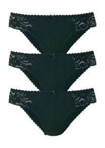 Petite Fleur, Damer, Slip, Sort, St&oslash;rrelse XS