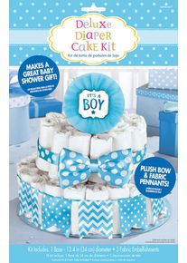 Amscan Juego de decoración de tarta de pañales Sweet Baby Boy 5 piezas