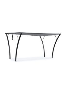 Blumfeldt Palazzo, altánok 4x3m, skladacia strecha, polyester, hliník, šedá farba