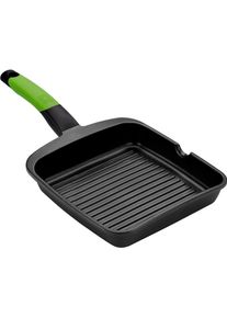 BRA A121457, Pfanne + Kochtopf, Schwarz, Grün