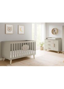 Pinolino, Komplett-Babyzimmer, Kinderzimmer-Set „Tami” extrabreit, 2-tlg. (Babybett, Wickelkommode, Kinderkleiderschrank)