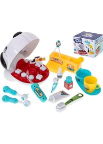 Ikonka Hund beim Zahnarzt kranker Zahn heilt Zahn, Hundespielzeug