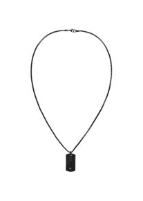 Tommy Hilfiger, Kettenanhänger, - Black men's necklace with military badge Jameson 2790629
