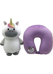 Sombo, Reisezubehör, Reisekissen Einhorn, Mehrfarbig, (Kopf- & Nackenkissen)
