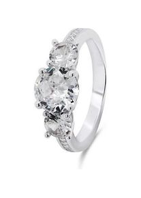 Brilio, Ring, Silver - Distinctive silver ring with zircons RI043W - Circuit: 56 mm, (56, 925 Silber)