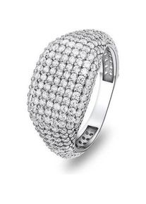 Brilio, Ring, Silver - Luxury silver ring with zircons RI019W - Circuit: 56 mm, (56, 925 Silber)