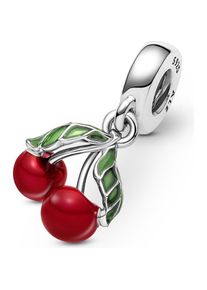 Pandora, Kettenanhänger, Asymmetrical Cherry Fruit, (Silber 925, Emaille)