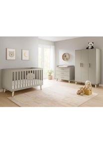 Pinolino, Komplett-Babyzimmer, Kinderzimmer-Set „Tami” breit gross, 3-tlg. (Babybett, Wickelkommode, Kinderkleiderschrank)