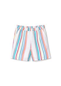 Tchibo - Web-Shorts - Mädchen - Gr. 134/140 - weiß/gestreift