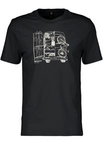 Scott Casual, t-shirt , color: Black/White , size: XXL