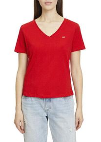 Tommy Jeans Slim Soft V Neck - T-Shirt - Damen