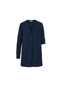 Tchibo - Tunika z wrabianą strukturą - dla pań -rozmiar 36 - kolor: niebieski/w kratkę