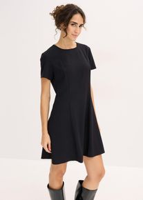 bonprix Dámska Mini šaty Skater, čierna, 36