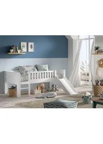 Vipack Spielbett , Weiß , Holz , Kiefer , teilmassiv , Höhe ca. 20 cm , seitenverkehrt montierbar , 90x200 cm , Babymöbel & Kindermöbel, Kinderzimmer & Jugendzimmer, Kinderbetten, Spielbetten