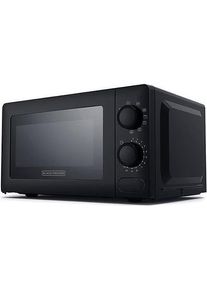 Black & Decker Black & Decker Mikrowellenherd mit Grill Black+Decker BXMZ702E (700 W), Mikrowelle, Schwarz