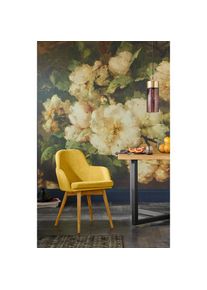 Home Affaire, Armlehnstuhl &raquo;Livry&laquo; (Set) 2 Stk.Polsterstuhl, Schalenstuhl, curry, Polyester, B/H/T: 62 cm x 83 cm x 63 cm, curry