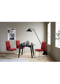 stressless , Polsterstuhl &raquo;Laurel&laquo; () Low Back, Gr&ouml;&szlig;e L, mit Beinen aus Stahl in Chrom gl&auml;nzend, red DINAMICA + Chrom gl&auml;nzend, Microfaser DINAMICA (