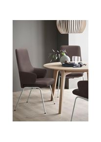 stressless , Polsterstuhl &raquo;Laurel&laquo; () High Back mit Armlehne, Gr&ouml;&szlig;e L, mit Beinen aus Stahl in Chrom, chocolate PALOMA + Chrom gl&auml;nzend, Leder PALOMA: