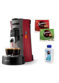 Philips Senseo , Kaffeepadmaschine »Select CSA240/90, mit drei Kaffee-Einstellungen« aus 21% rec. Plastik, Memo-Funktion, inkl. Gratis-Zugabe, Wert...