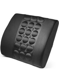 Technaxx , Stuhlkissen »Lifenaxx ergonomisches Rückenkissen LX-022« , schwarz + gepunktet unifarben