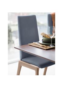 stressless , Polsterstuhl &raquo;Laurel&laquo; () High Back, Gr&ouml;&szlig;e L, mit abgerundeten Beinen in Eiche gekalkt , sparrow blue PALOMA + Eiche gekalkt