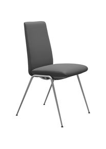 stressless , Polsterstuhl &raquo;Laurel&laquo; () Low Back, Gr&ouml;&szlig;e M, mit Beinen aus Stahl in Chrom matt, grey BATICK + Chrom matt, Leder BATICK: BATICK ist ein 