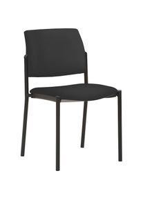 mayer Sitzm&ouml;bel Mayer Sitzm&ouml;bel , Besucherstuhl &raquo;2518&laquo; () stapelbar bis 6 St&uuml;ck , Schwarz + Schwarz