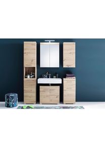 Welltime, Badm&ouml;bel-Set &raquo;Avena&laquo; Set, 5 Stk. tlg., Asteiche, Asteiche