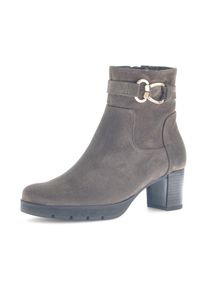 Gabor , Stiefelette »St. Tropez« , Blockabsatz, Businessstiefelette mit Schmuckelement , taupe , 40 , 40 , Elegante Stiefelette mit eleganter...
