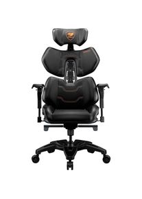 Cougar, Gaming-Stuhl &raquo;Terminator&laquo; (), Schwarz + Schwarz, Kunstleder, Premium-Kunstleder Hyper-Dura