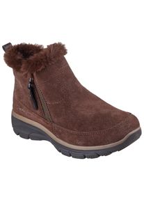 Skechers, Damen, Winterboots &raquo;EASY GOING-COOL ZIP&laquo; Winterschuh, Rei&szlig;verschlussstiefel mit 3M Scotchgard-Impr&auml;gnierung, dunkelbraun, 38, dunkelbraun, 