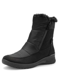 Ara, Damen, Winterstiefelette &raquo;M&Uuml;NCHEN&laquo; Snowboots, Winterstiefel mit Gore-Tex und schuhweite H (sehr weit), schwarz, 42, schwarz, Schneestiefel mit 
