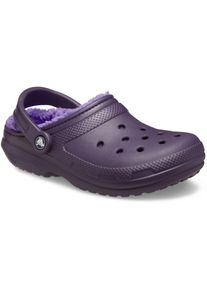 Crocs, Damen, Clog &raquo;Classic Lined&laquo; , Pantolette, Hausschuh, Winterschuh mit Warmfutter, Dark Iris, 38, Dark Iris, Bequemer Clog von Crocs dem Original