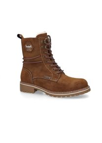Dockers by Gerli , Stiefelette Schnürboots mit modischer Schnürung , braun , 36 , 36 , Dockers Schnürboots