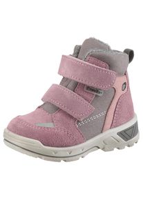 Pepino by RICOSTA, Damen, Lauflernschuh &raquo;Janne 50 WMS: weit&laquo; Klettstiefel, Winterboots mit Sympatex, Gr&ouml;&szlig;enschablone zum Download, rosa-grau, 28, rosa