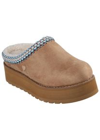 Skechers , Hausschuh »KEEPSAKES HI-RISE-JUST IN« Plateauschuh, Pantoffel mit Warmfutter , braun , 36 , 36 , Skechers Hausschuhe in veganer...