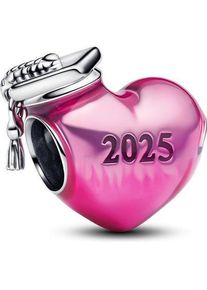 Pandora, Kettenanhänger, Abschluss 2025 Herzanhänger, (Silber 925, Emaille)