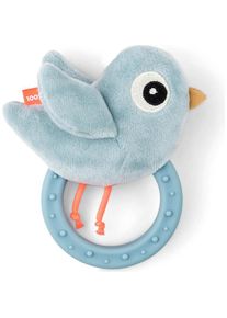 Done by Deer, Babyrassel, Rassel mit Beissring Birdee Blau