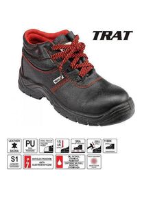 Yato, Herren, Boots + Stiefel, Middlecut Safety Shoes S1 S.44 Trat, Schwarz, (44)