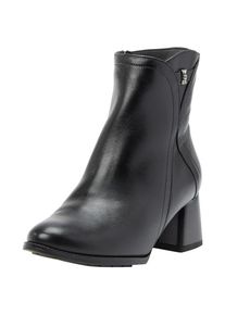 Naemi, Damen, Boots + Stiefel, Stivaletti alla Caviglia in Pelle, Schwarz, (36)