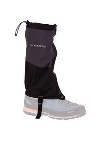 Vikingsports, Unisex, Gamaschen, Viking Gamaschen Damen und Herren wasserdicht Schneeschutz Regenschutz - ideal für Outdoor und Trekk (S, M), Schwarz,