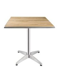 Mesa quadrada Bolero, tampo de freixo, 700mm. CG835