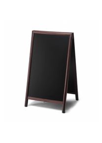 SHOWDOWN Displays Cavalete de Pavimento Castanho Escuro 68 x 120 cm