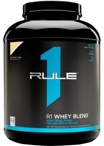 Rule1 R1 Whey Blend, 2270 g Dose, Birthday Cake