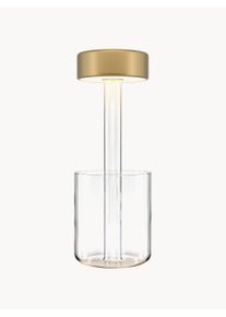 Maytoni Lampa stołowa LED z funkcją przyciemniania AI Collaboration Złoty, Transparentny Metal, Szkło Ø 12 x W 35 cm