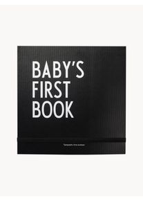 Design Letters Memory Book Baby's First Book Black B 25 x H 25 cm