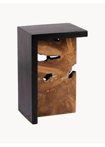 Moycor Stolik pomocniczy z drewna tekowego Camelopardalis Kolorowy 35 x 30 x 55 cm