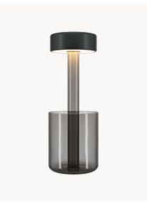 Maytoni Lampa stołowa LED z funkcją przyciemniania AI Collaboration Szary, Czarny Metal, Szkło Ø 12 x W 35 cm